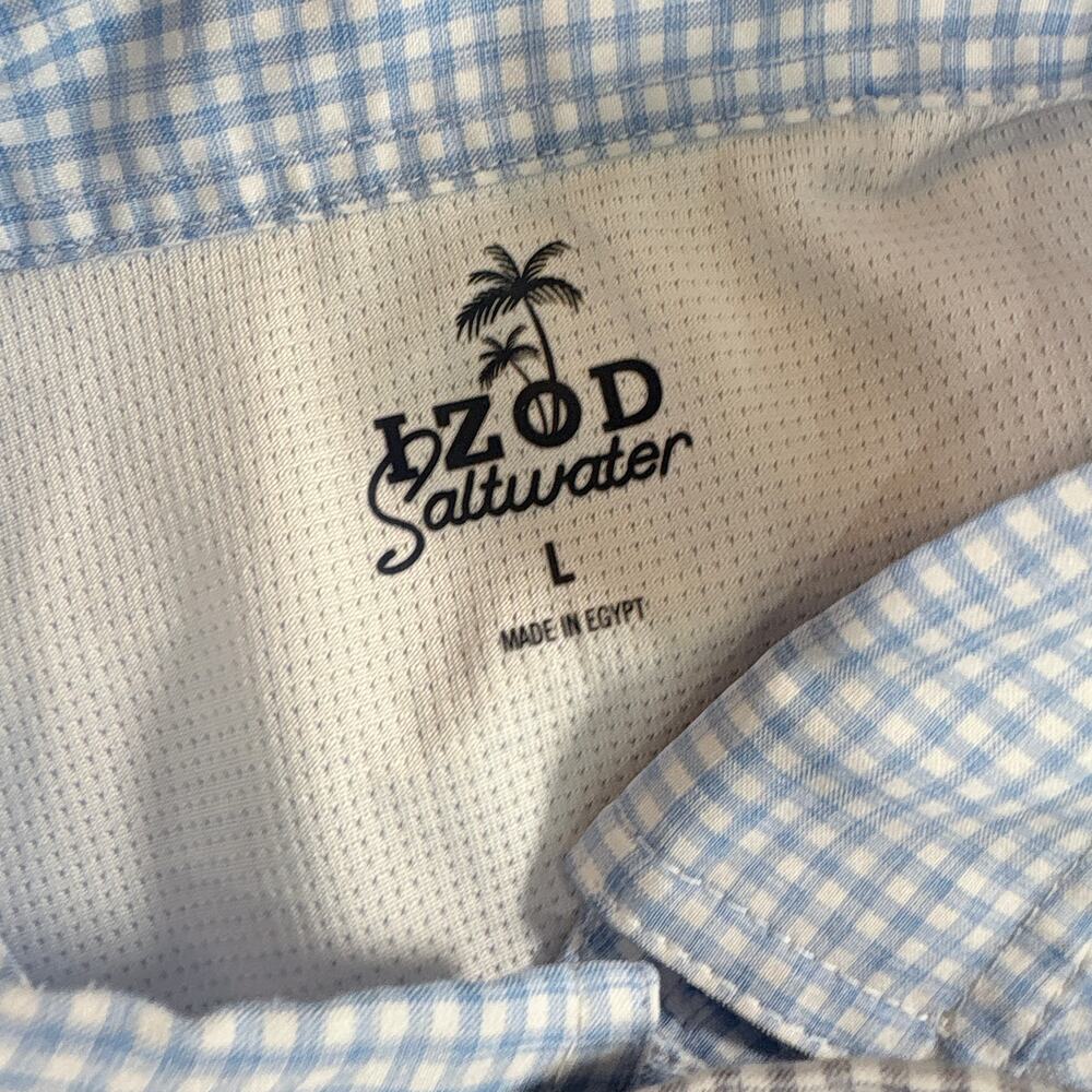 Izod Saltwater Performance Breathable Fishing Shirts Size L Lot of 2 - Picture 4 of 9